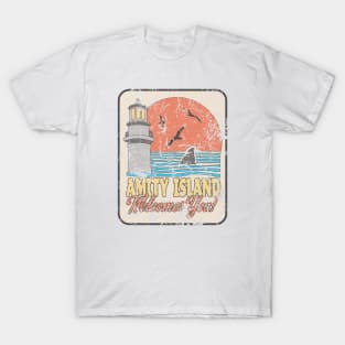 Jaws — Retro Amity Scene (weathered) T-Shirt